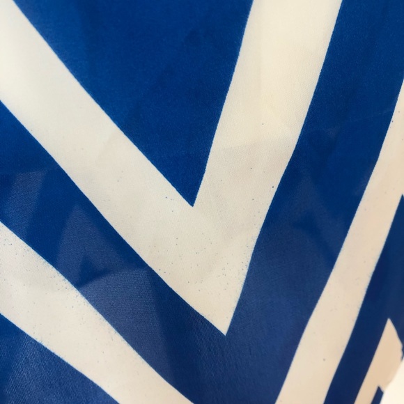 Women’s Plus Size Chevron Print Blouse Tunic Top - Picture 6 of 8